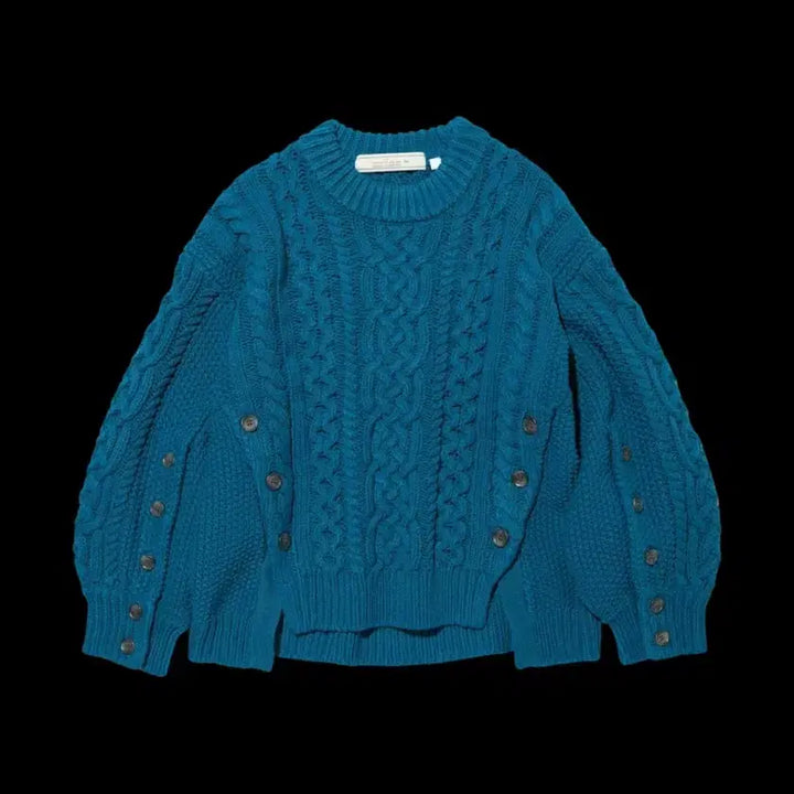 [BUNJANG] GU x Rokh Collaboration Cable Knit Sweater - Size M / GU rokh 콜라보 케이블 니트 M사이즈