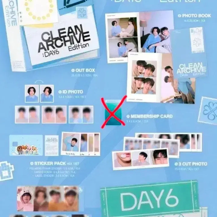 [BUNJANG] Day6 My Day 6th Fanclub Kit Full Set (Sealed) / *랩핑미개봉* 마이데이 6기 팬클럽 키트 풀셋트