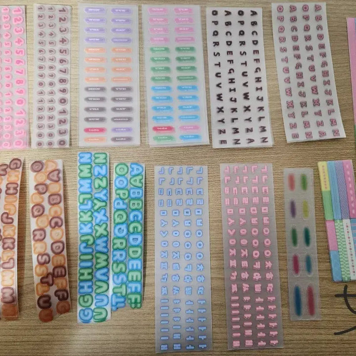 [SOLD OUT] 다꾸 재료(키스컷 스티커 모조지 떡메 속지 2공바인더)