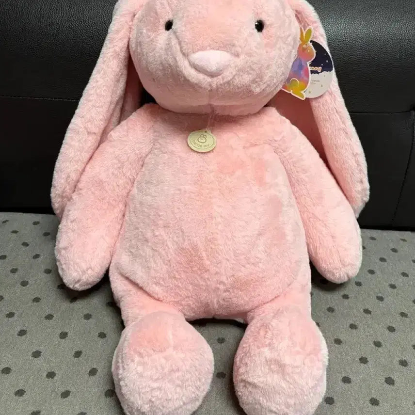 [BUNJANG] Handmade Soft Bunny Large Plush 60cm / *새상품)핸드메이드 소프트바니 대형인형60cm 애착토끼인형