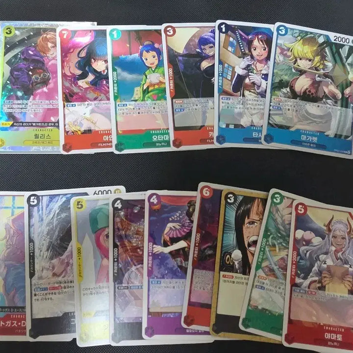 [BUNJANG] One Piece Card Game Release Vol. 16 - Yamato, Ain, Tashigi, Luffy, Chopper Bundle Set / 16.SR릴리스,야마토 아인타시기, 루피, 쵸파 등