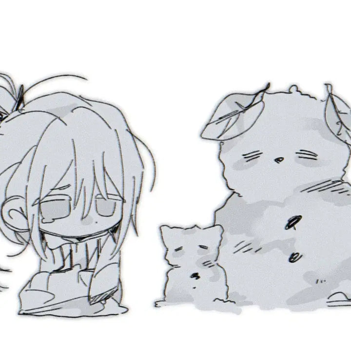 [BUNJANG] SD Chibi Style Character Illustration Commission / sd 낙서 그림 커미션