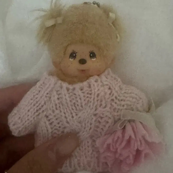 [BUNJANG] Vintage Monchhichi Doll Keychain / 고전 희귀 몬치치 키링