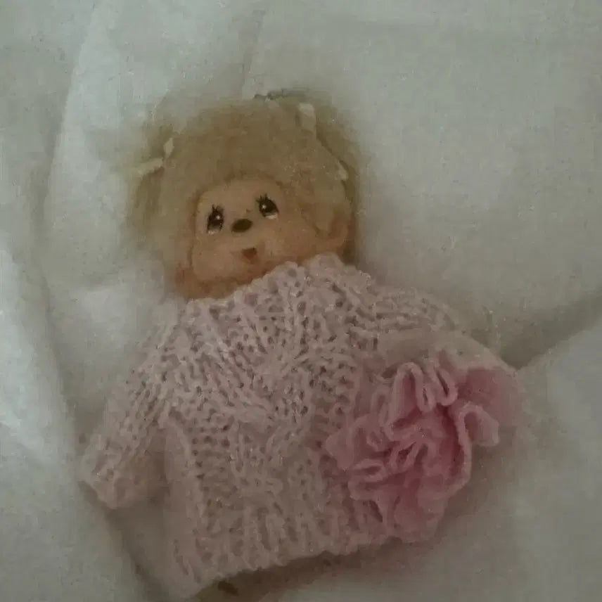[BUNJANG] Vintage Monchhichi Doll Keychain / 고전 희귀 몬치치 키링