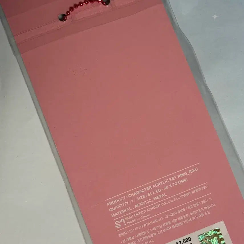 [BUNJANG] NCT WISH Riku Kuri Acrylic Keyring / 원가양도) 엔시티위시 리쿠 쿠리 아크릴 키링