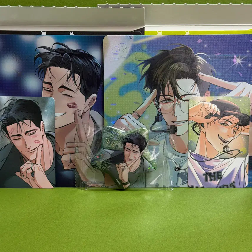 [BUNJANG] Sparkles Sisyphus Photocards, Postcards, and Badge Set / 스파클즈 시시포스의 개들 포카, 엽서 2종, 뱃지 1종