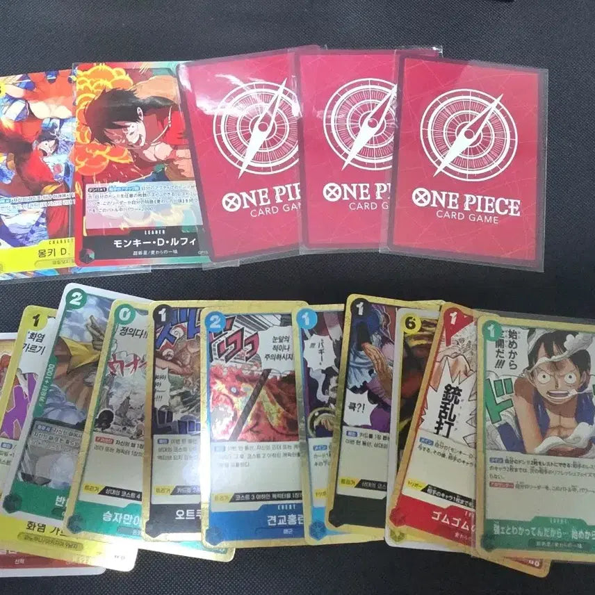 [BUNJANG] One Piece Card Game Cards - Luffy, Sanji, Enel, Doflamingo &amp; More / 20. 루피 P 프로모 리더 상디 에넬 돈키호테 외 다수