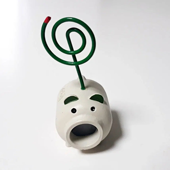 [BUNJANG] Decole concombre 2014 Mosquito Coil Pig Card Stand / Memo Holder / 데꼴 concombre 2014년 모기향 돼지 카드 스탠드 / 메모 홀더