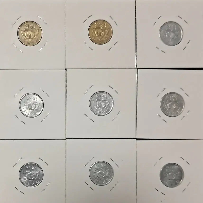 [SOLD OUT] 1원 1966년 부터 1977년 사용제 줄세우기