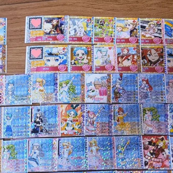 [BUNJANG] Pripara Friendship Ticket 50 pcs + Happy Happy Item 12 pcs Bundle Set / [할인중] [프리파라] 우정티켓 50장 + 해피해피아이템 12장 일괄