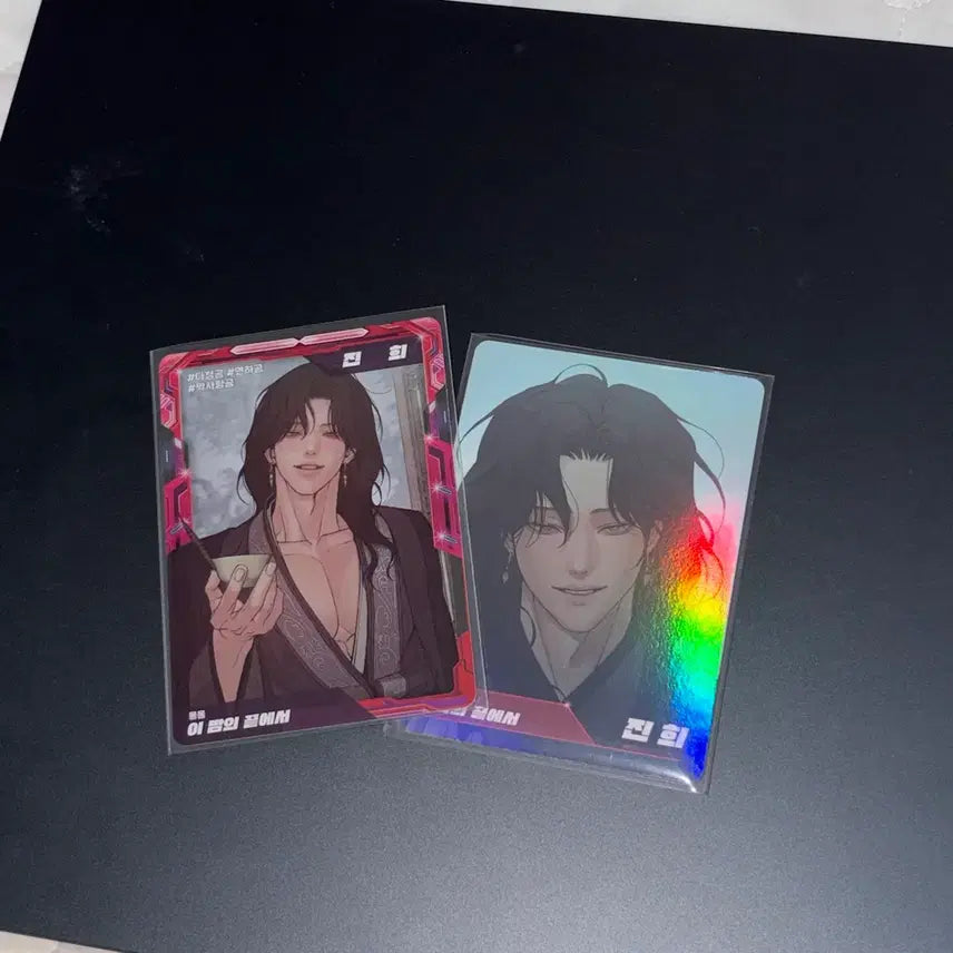 [BUNJANG] Resin Art Trading Card "The End of This Night" JinHee Bundle Set / 레진공 AR 트레이딩카드 이밤끝 이밤의끝에서