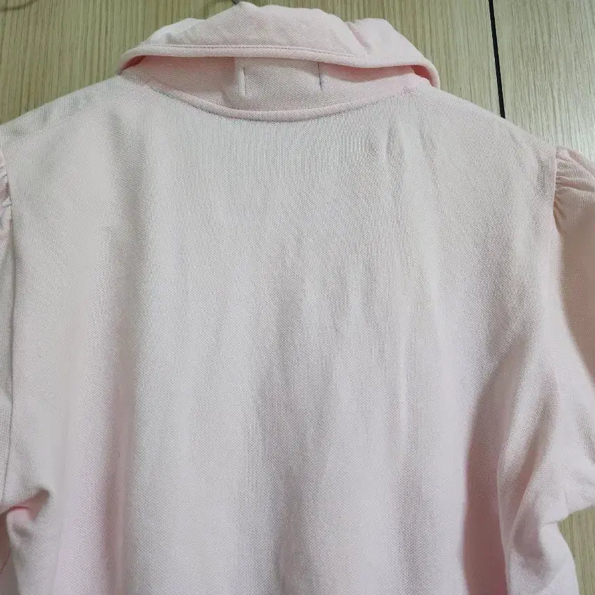 [BUNJANG] Burberry Pink Short Sleeve Polo T-Shirt / 버버리 핑크 반팔 카라 티셔츠