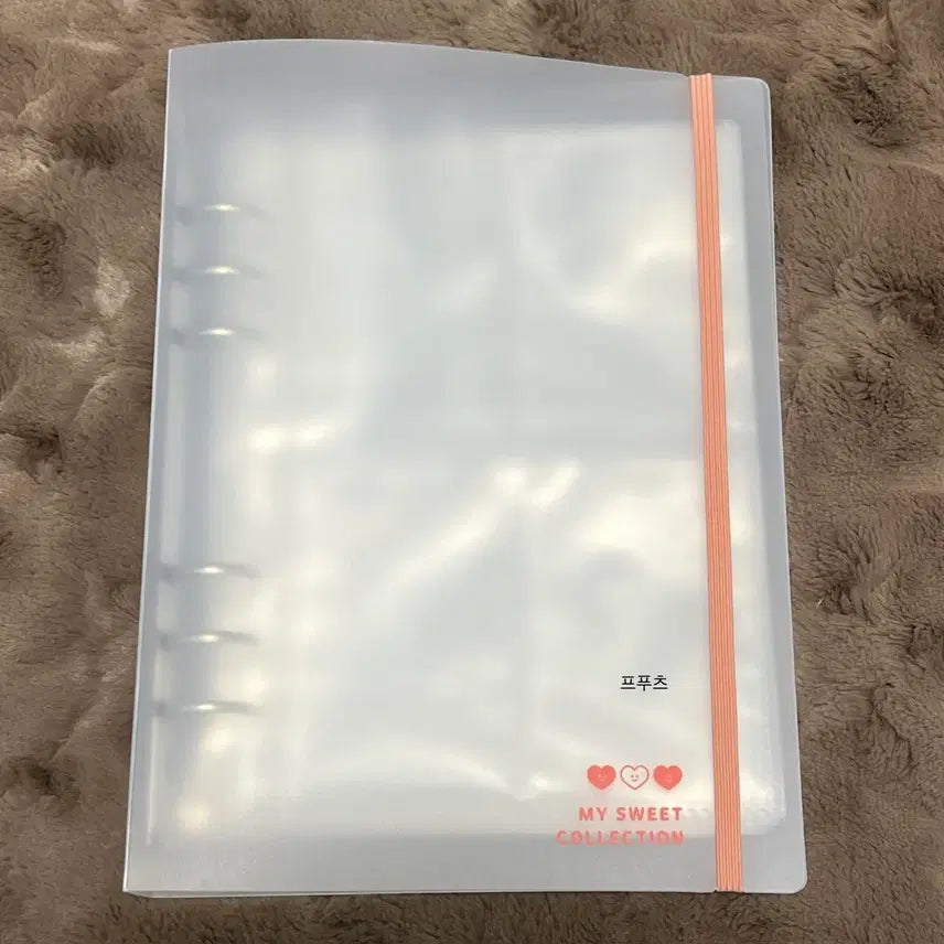[BUNJANG] Daiso A5 Photocard Sticker 6-Ring Binder Orange / 다이소 A5 포토카드 포카 스티커 바인더 6공 오렌지