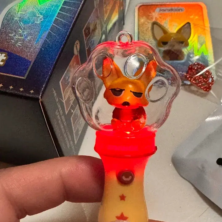[BUNJANG] Zootopia Nick Wilde Lightstick Keyring / 주토피아 응원봉 라이트 키링 핀닉