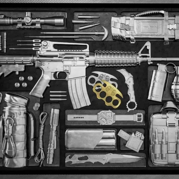 [BUNJANG] 2025 Samoa Mission X Assort Rifle Sniper Silver 2oz / 2025 사모아 2온스 미션X 아쏘트 소총 스나이퍼 실버