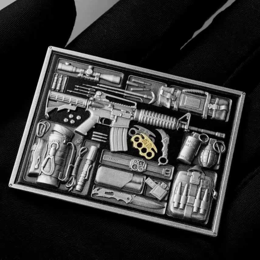 [BUNJANG] 2025 Samoa Mission X Assort Rifle Sniper Silver 2oz / 2025 사모아 2온스 미션X 아쏘트 소총 스나이퍼 실버