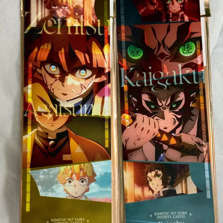 [BUNJANG] Demon Slayer Zenitsu Kaigaku Face Random Card Bundle Set / 귀멸의칼날 젠이츠, 카이카쿠 페이스 랜덤 카드 (일괄)