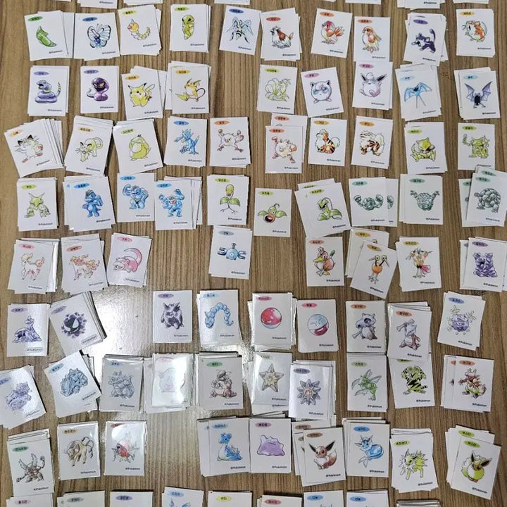[BUNJANG] Pokemon 30th Anniversary Artwork Individual Stickers / 포켓몬 띠부씰 30주년 아트워크 개별 판매