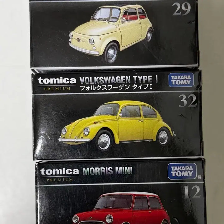 [BUNJANG] Tomica Fiat 500F, Volkswagen, Morris Mini Bundle Set / 토미카 피아트500F/폭스바겐/모리스미니 일괄판매