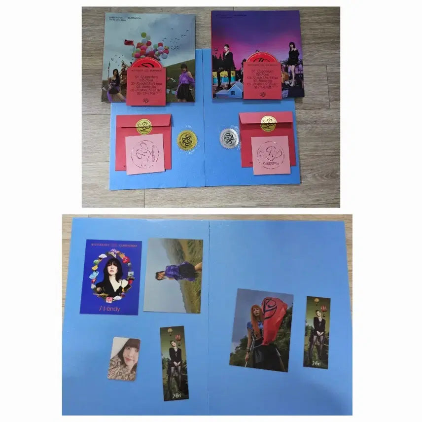 [BUNJANG] Red Velvet Queendom Queens Ver. Album Bundle Set (Partial Inclusions Removed) / 레드벨벳 퀸덤 퀸스버전 앨범 커버2종 일괄 구성품 일부 제외