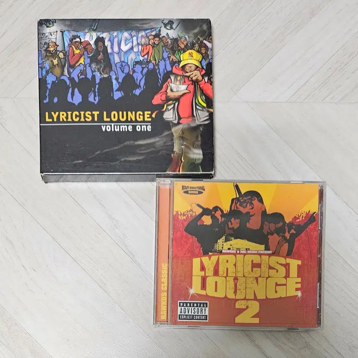 [BUNJANG] Lyricist Lounge Vol. 1 &amp; Vol. 2 CD Set / Lyricist Lounge - Vol.1 &amp; 2 CD 세트 RAWKUS