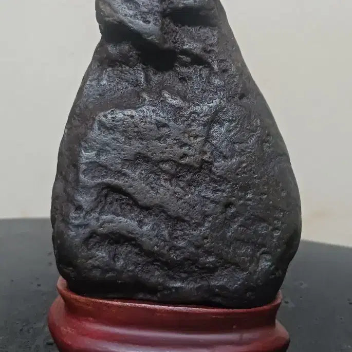 [BUNJANG] Cheongja Porcelain Stone with Jujube Wood Stand / 수석(점촌)