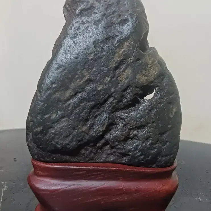 [BUNJANG] Cheongja Porcelain Stone with Jujube Wood Stand / 수석(점촌)