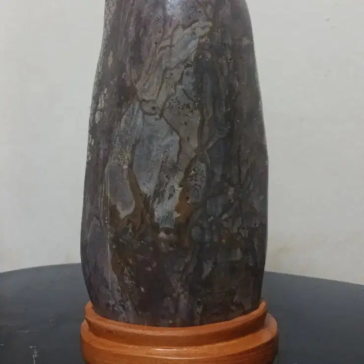 [BUNJANG] Cheongsong Stone Vase with Chrysanthemum Pattern / 청송꽃돌(쵸코 소국)
