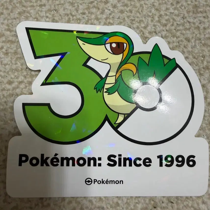 [BUNJANG] Jurien Pokemon 30th Anniversary Stickers / 주리비얀 포켓몬 30주년 스티커