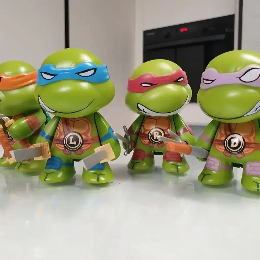 [BUNJANG] Ninja Turtles Mini Figures (Set of 4) - Sealed / 닌자거북이 미니피규어 미개봉품 4종 일괄로 판매합니다.