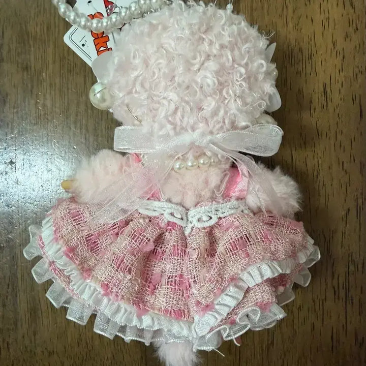 [BUNJANG] Custom Monchhichi Mascot Keyring (Pink) / 몬치치 커스텀 몬치치 마스코트 키링