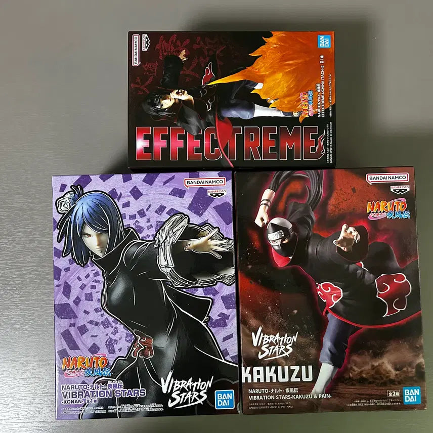 [BUNJANG] Naruto Akatsuki Conan Kakuzu Itachi Vibration Effectrem Figure / 비현물 나루토 아카츠키 코난 카쿠즈 이타치 바이브레이션 이펙트림 피규어