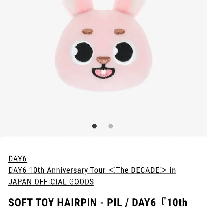 [BUNJANG] DAY6 DEnimals Japan Wonpil Hairpin / 데이식스 데니멀즈 일본 원필 헤어핀