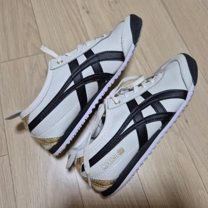 [BUNJANG] Onitsuka Tiger Mexico 66 Cream Leather Sneakers Size 235 / 오니츠카타이거 멕시코66 크림색상(235)거의새것