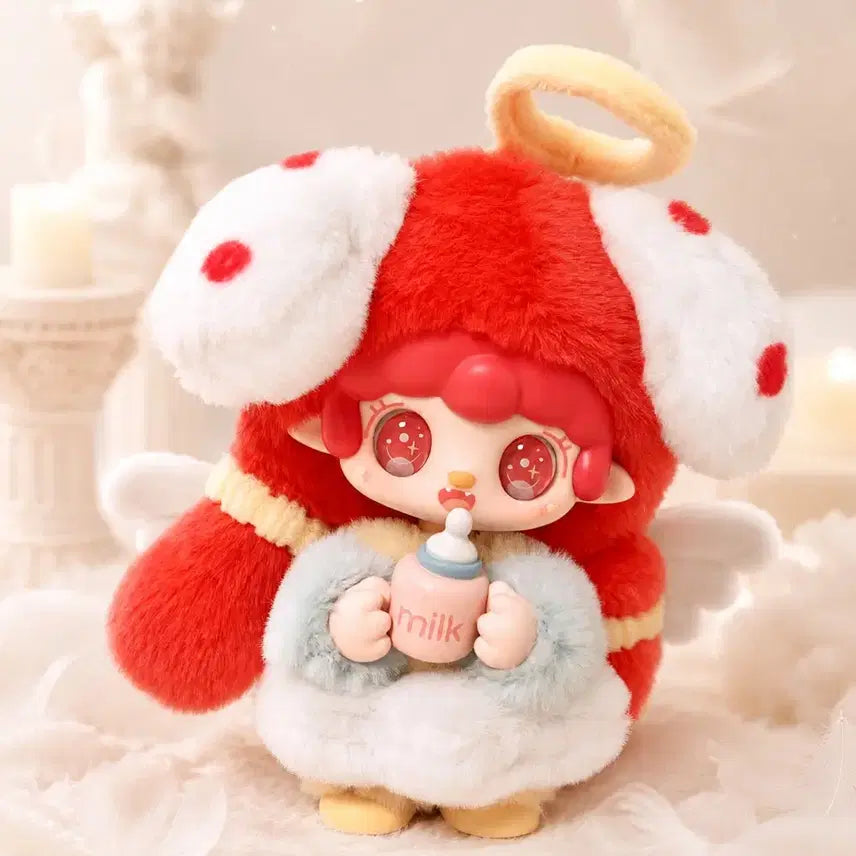 [BUNJANG] Babys Three Yookie Mini Keychain Doll / 베이비쓰리 신상 유키 yookie 큐트 귀여움 핑크 천사 미니 키링 인형