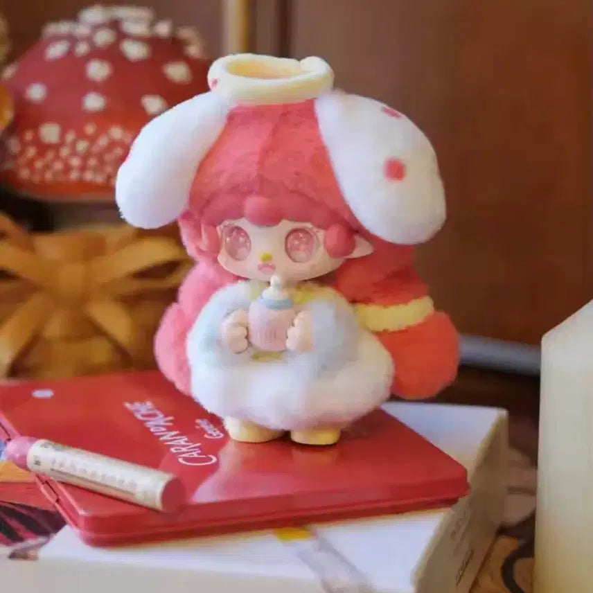 [BUNJANG] Babys Three Yookie Mini Keychain Doll / 베이비쓰리 신상 유키 yookie 큐트 귀여움 핑크 천사 미니 키링 인형