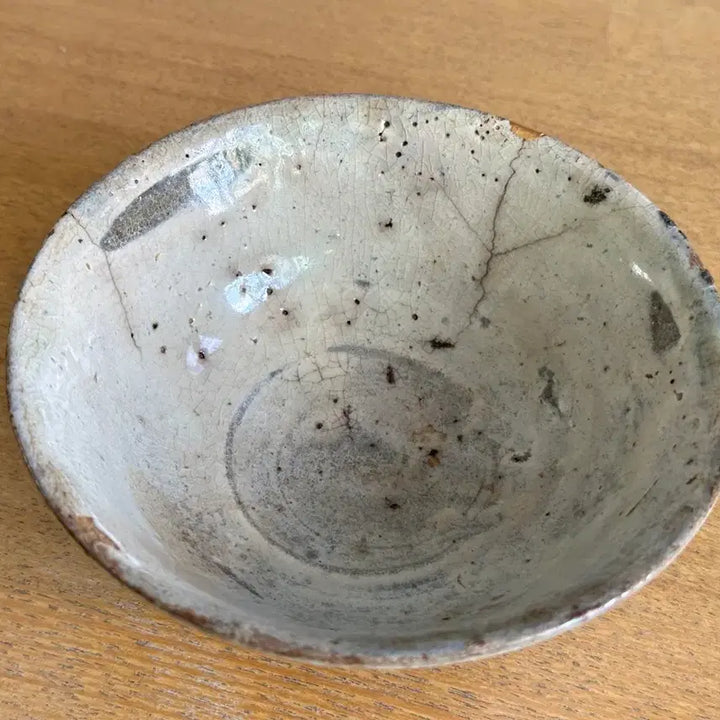 [BUNJANG] 15th Century Joseon Dynasty Celadon Bandeom Bong Tea Bowl / 전라도 무안 반덤벙 다완