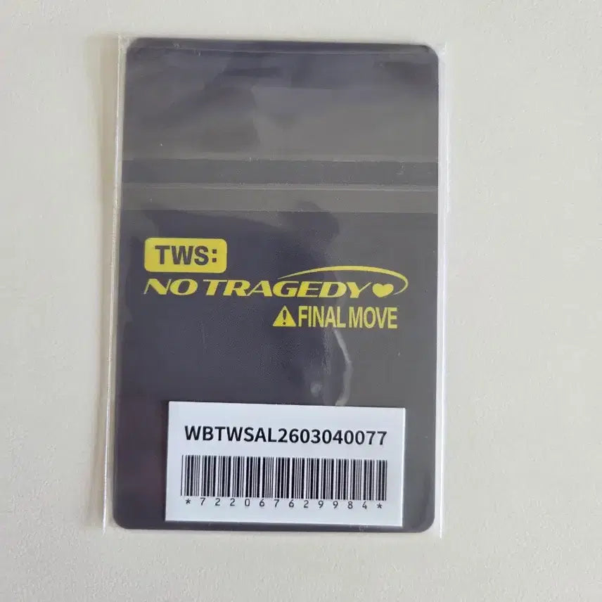 [BUNJANG] TWS NO TRAGEDY Weverse Shin Yu Hologram Photocard / 투어스 no tragedy 위버스 신유