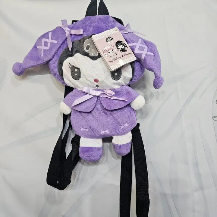 [BUNJANG] Kuromi My Melody Collaboration Bag Charm Plush / 쿠로미 마이멜로디  콜라보  가방 인형