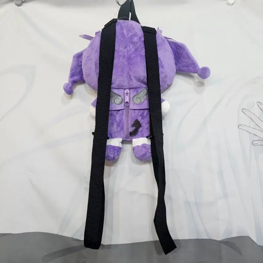 [BUNJANG] Kuromi My Melody Collaboration Bag Charm Plush / 쿠로미 마이멜로디  콜라보  가방 인형
