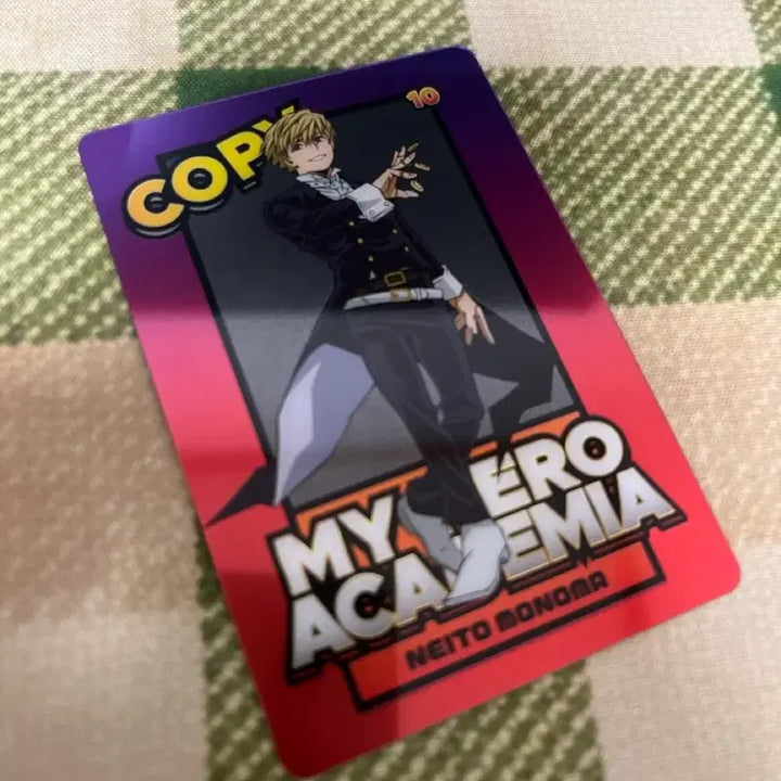 [BUNJANG] My Hero Academia Monoma Metal Card / 히로아카 나히아 모노마 메탈카드