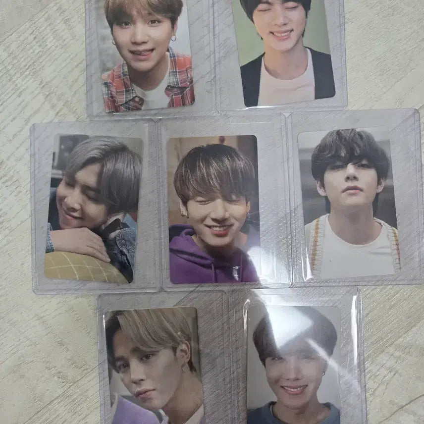 [BUNJANG] Samsung Galaxy S20+ BTS Edition Official Photocard 7-Member Full Set / 갤럭시 S20+ BTS 에디션 공식 포토카드 7종 풀세트