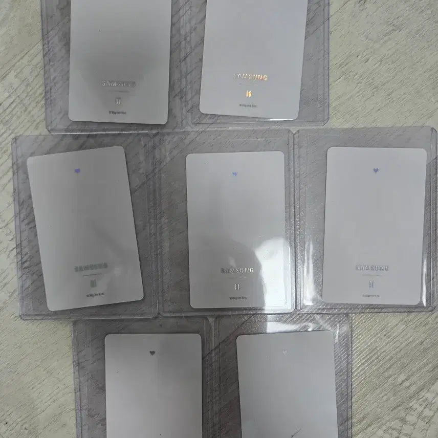 [BUNJANG] Samsung Galaxy S20+ BTS Edition Official Photocard 7-Member Full Set / 갤럭시 S20+ BTS 에디션 공식 포토카드 7종 풀세트