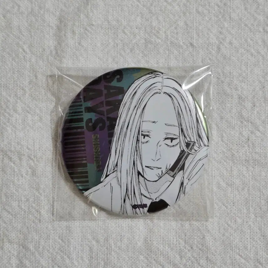 [BUNJANG] Sakamoto Days Shiba Can Badge / 사카모토데이즈 시시바 캔뱃지