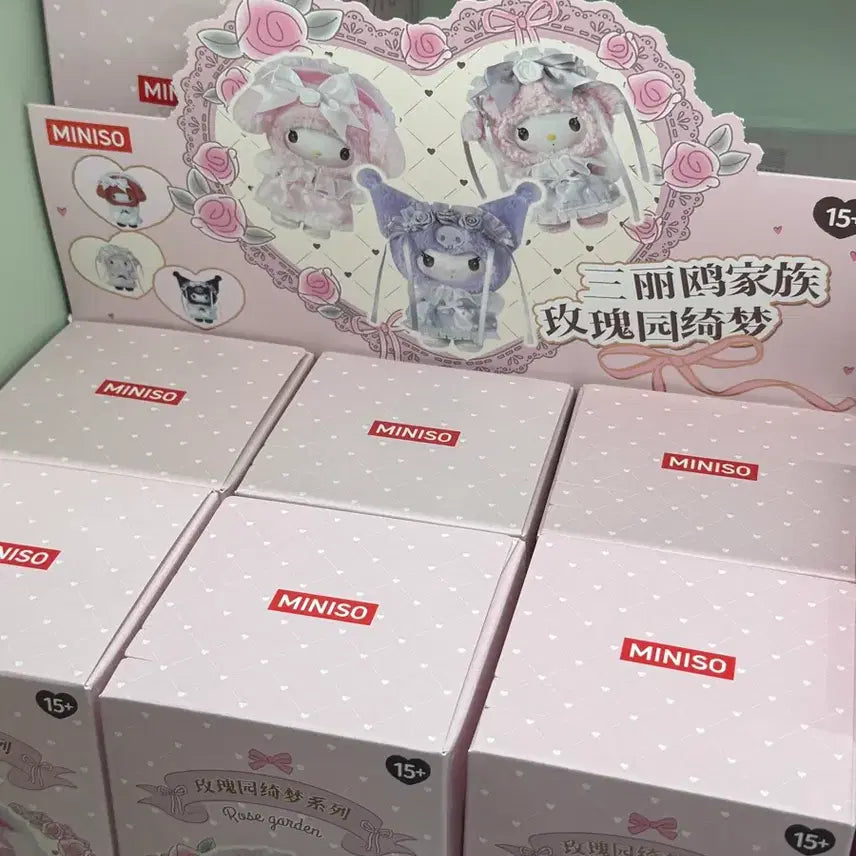 [BUNJANG] Miniso Sanrio Rose Garden My Melody Doll / 미니소 산리오 로즈가든 꿈 시리즈 마이멜로디 인형 정품 2개(가격인하없음