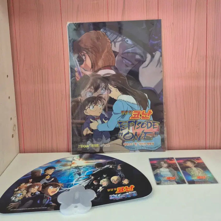 [BUNJANG] Detective Conan Movie Special Set Lenticular Card L-Folder / 코난 영화관 특전 일괄 상품