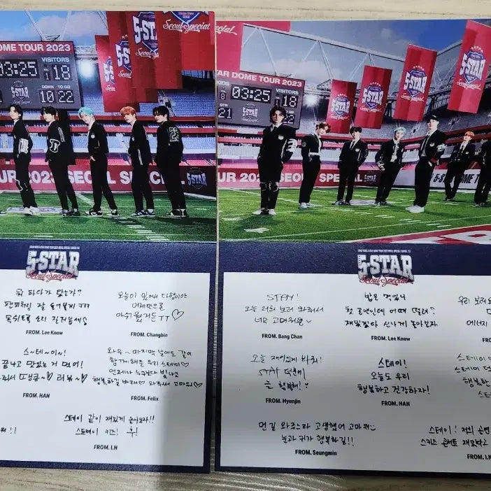 [BUNJANG] Stray Kids 2023 Gocheok Dome Entrance Gift Message Card / 스키즈 23년 고척돔 입장기프트 메시지 카드