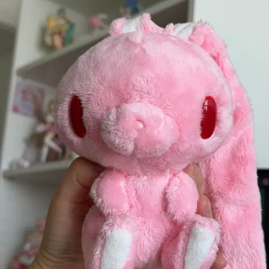 [BUNJANG] Pink and White Rabbit Plush Doll / 범용토끼 인형