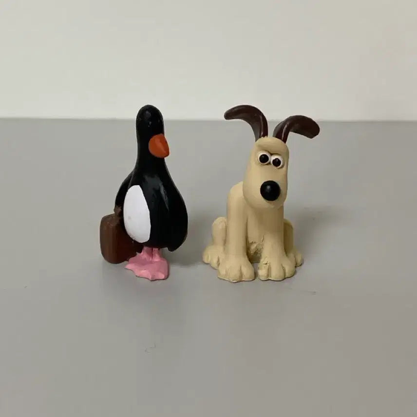 [BUNJANG] Wallace &amp; Gromit Feathers McGraw &amp; Gromit Resin Figure Set / 월레스와그로밋 맥그로우 그로밋 레진 피규어