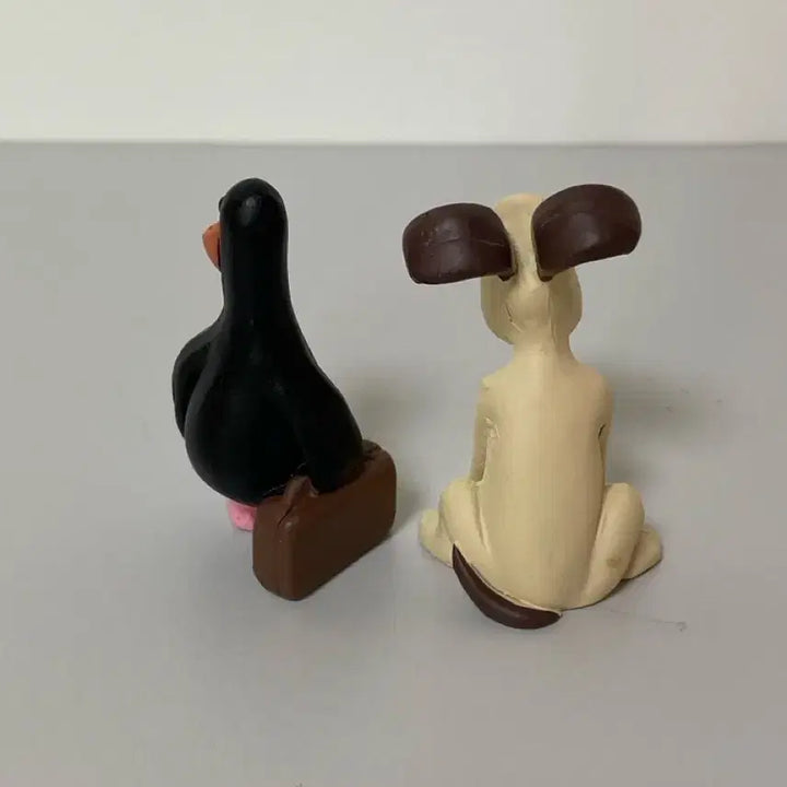 [BUNJANG] Wallace &amp; Gromit Feathers McGraw &amp; Gromit Resin Figure Set / 월레스와그로밋 맥그로우 그로밋 레진 피규어